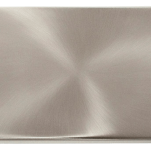 Click Deco Satin Chrome 2 Gang Blank Plate