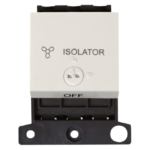 Polar White 10A TP Fan Isolator Module