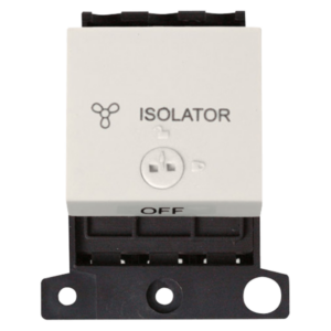 Polar White 10A TP Fan Isolator Module