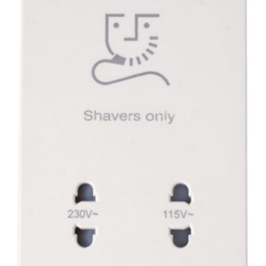 Click Polar Dual Voltage Shaver Socket