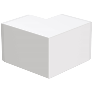 White PVC 50 x 50 External Angle
