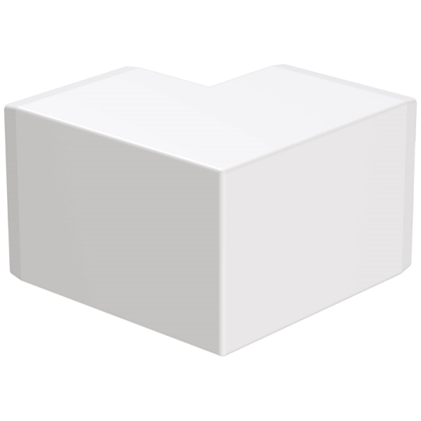 White PVC 50 x 50 External Angle