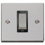 Click Deco Polished Chrome 1 Gang 45A DP Switch