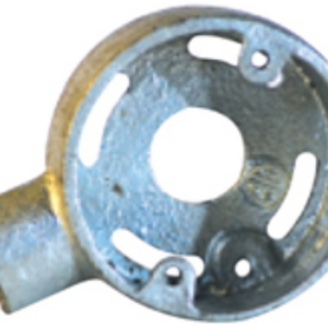 20mm Galvanised Extension End Box