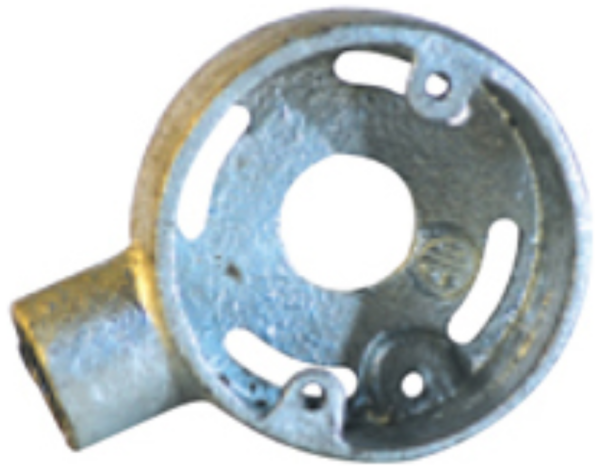 20mm Galvanised Extension End Box