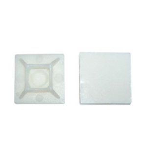 Clear 27 X 27mm Cable Tie Base