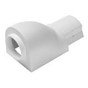 White 30 X 15mm Smooth-Fit Circular Adaptor