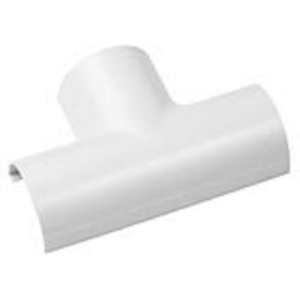 White 30 X 15mm Clip-Over Equal Tee