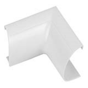White 30 X 15mm Clip-Over Internal Bend