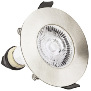 Downlight, Evofire Fire Rated Round IP65, c/w GU10 Holder