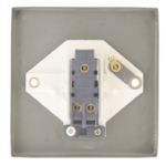 Click Deco Satin Chrome 1 Gang 2 Way 10Ax Switch