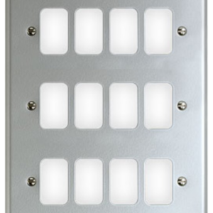 Metalclad 12 Module Frontplate