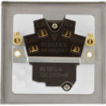 Click Deco Satin Chrome Switched Fused Spur