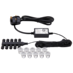 Saxby White IP67 10 3 LED Decking Kit