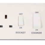 Click Polar 45A DP Cooker Control Unit White Rocker