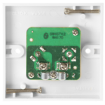 Click Polar 2 Gang Non-Isolated Coaxial & Satellite Outlet