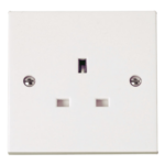 Click Polar 1 Gang 13A Unswitched Socket