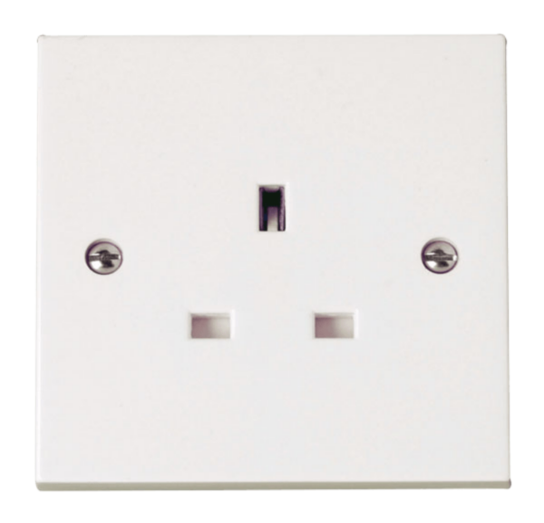 Click Polar 1 Gang 13A Unswitched Socket