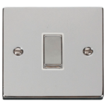 Click Deco Polished Chrome 1 Gang 2 Way Light Switch