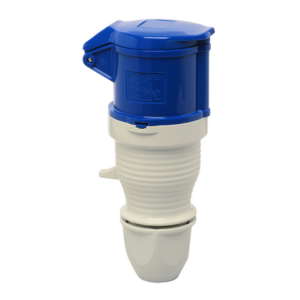 Walther 240V 32A 3 Pin IP44 Splashproof Inline Socket