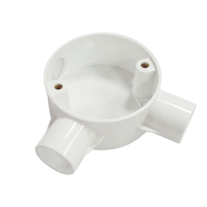 White 20mm PVC Angle Box