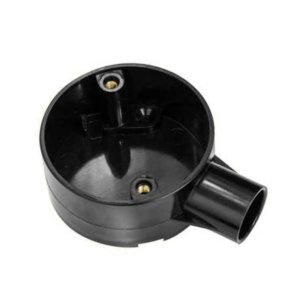 Black 20mm PVC End Box
