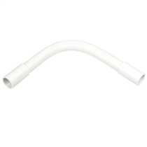 White 20mm PVC Normal Bend