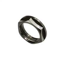 Black 20mm PVC Locknut