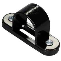 Black 25mm PVC Spacer Bar Saddle