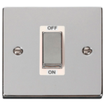 Click Deco Polished Chrome 1 Gang 45A DP Switch