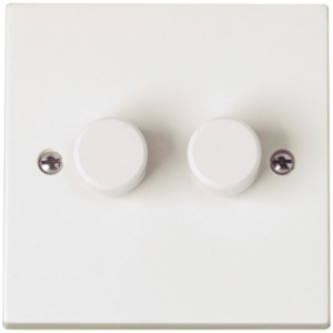 Click Polar 2 Gang 2 Way 250Va Dimmer