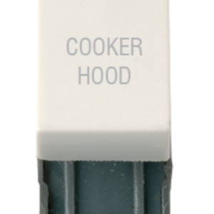 Polar White 10Ax DP Switch Module Cooker