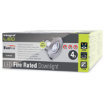 Downlight, Evofire Fire Rated Round IP65, c/w GU10 Holder Pk=4
