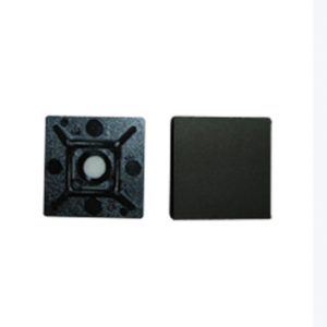 Black 27 X 27mm Cable Tie Base