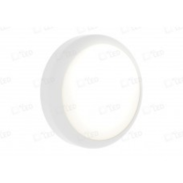 Bulkhead, Bruno2 LED CCT 3000/4000/5000K, IP65 IK10 c/w White Bezel