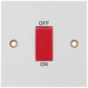 Selectric White 1 Gang 45A DP Switch