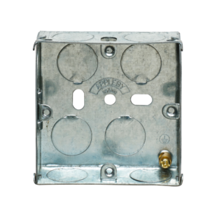 Appleby 1 Gang 25mm Metal Backbox