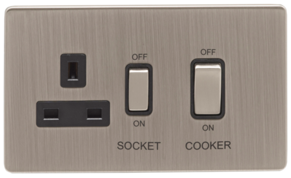 Eurolite Satin Nickel 45A DP Cooker Control Unit