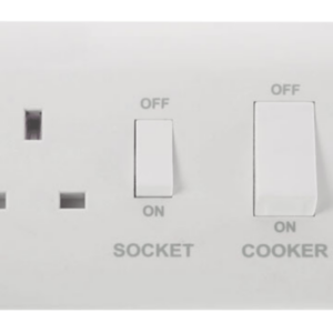Click Mode 45A DP Cooker Control Unit White Rocker