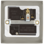 Click Deco Satin Chrome 1 Gang 13A DP Switched Socket