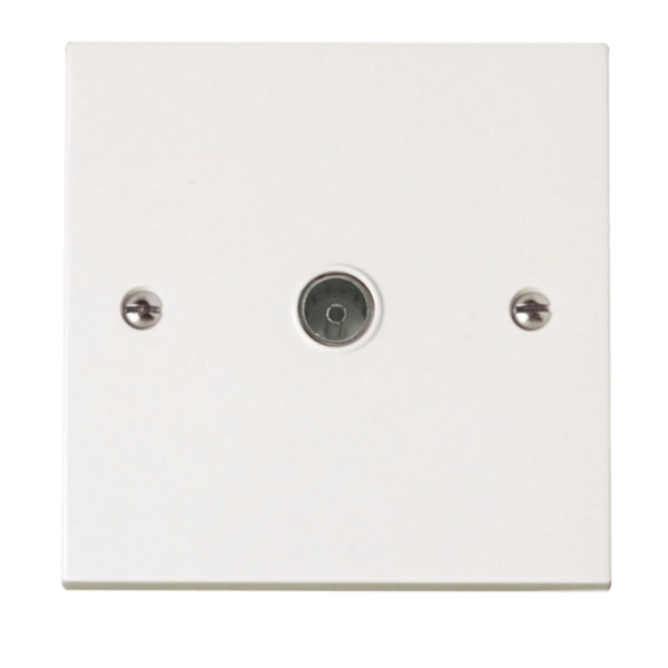 Click Polar 1 Gang Coaxial Socket