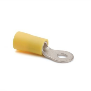 100 Yellow Ring Crimps