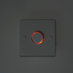 Eterna White Time Delay Push Switch
