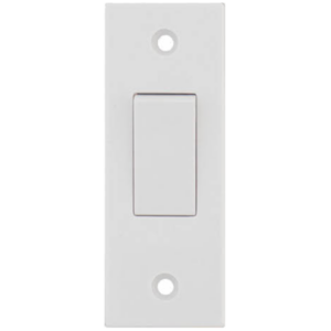 Selectric White 1 Gang 2 Way Architrave Switch