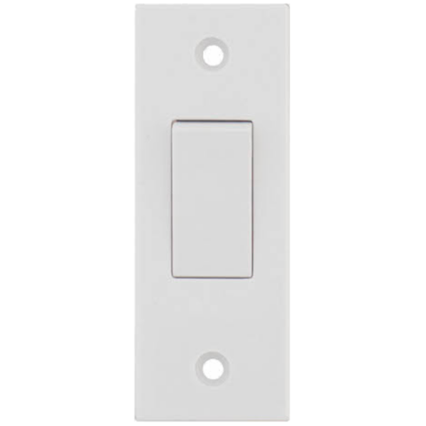 Selectric White 1 Gang 2 Way Architrave Switch