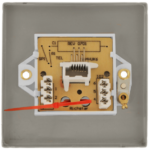 Click Deco Polished Chrome 1 Gang BT Slave Socket