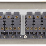 Click Deco Satin Chrome 6 Gang 2 Way 10Ax Switch
