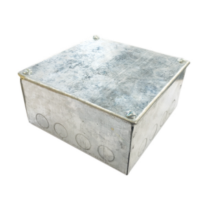 Galvanised 3X3X2 Adaptable Box Knockouts