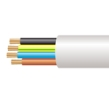 100M 0.75mm 4 Core PVC Flex 3184Y White