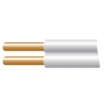 100M Figure 8 Bellwire White